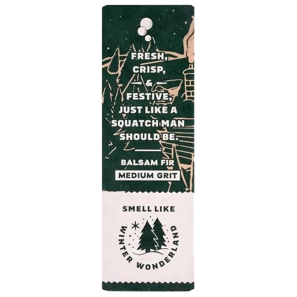 Bar Soap Dr Squatch - Snowy Pine Tar Limited Edition 5 oz Med Grit Balsam Fir - Picture 3 of 4